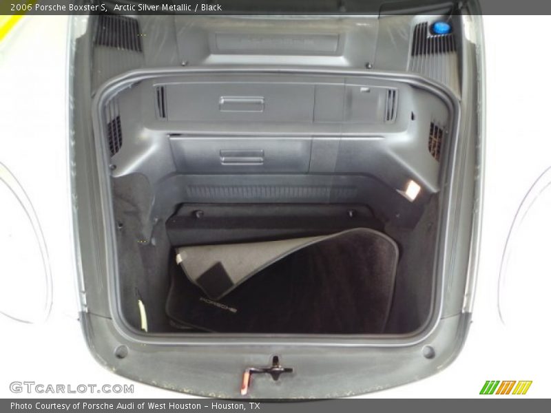 Arctic Silver Metallic / Black 2006 Porsche Boxster S