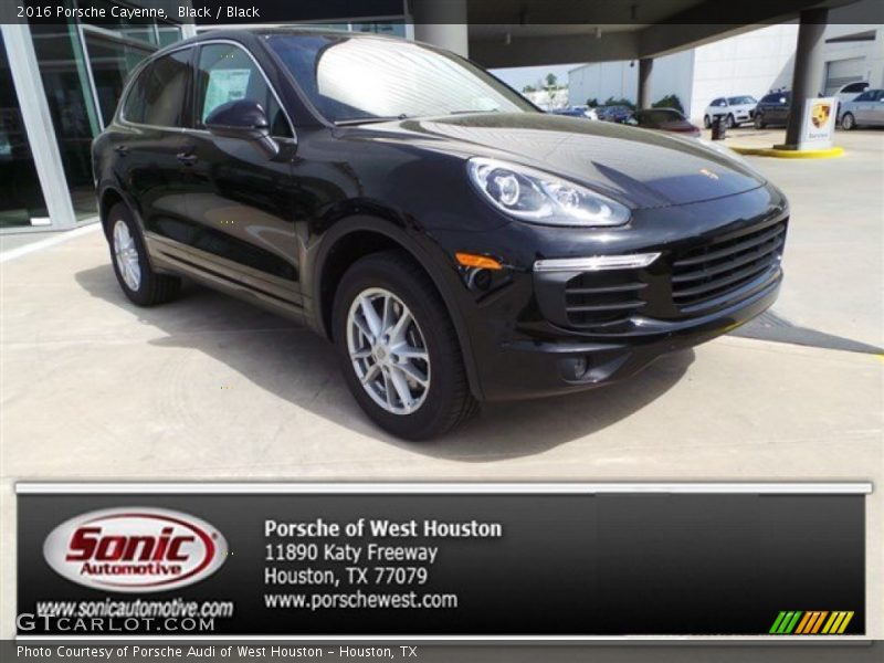 Black / Black 2016 Porsche Cayenne
