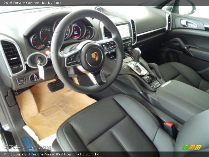 Black Interior - 2016 Cayenne  