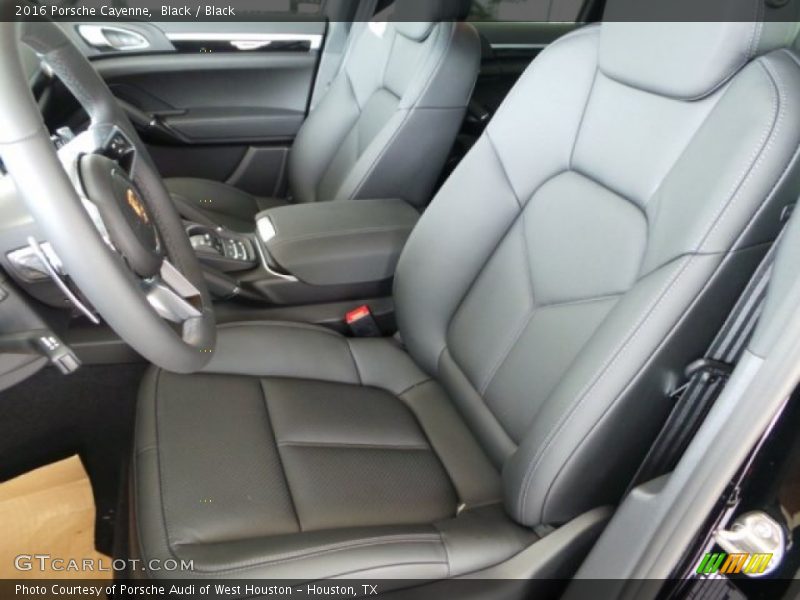 Front Seat of 2016 Cayenne 