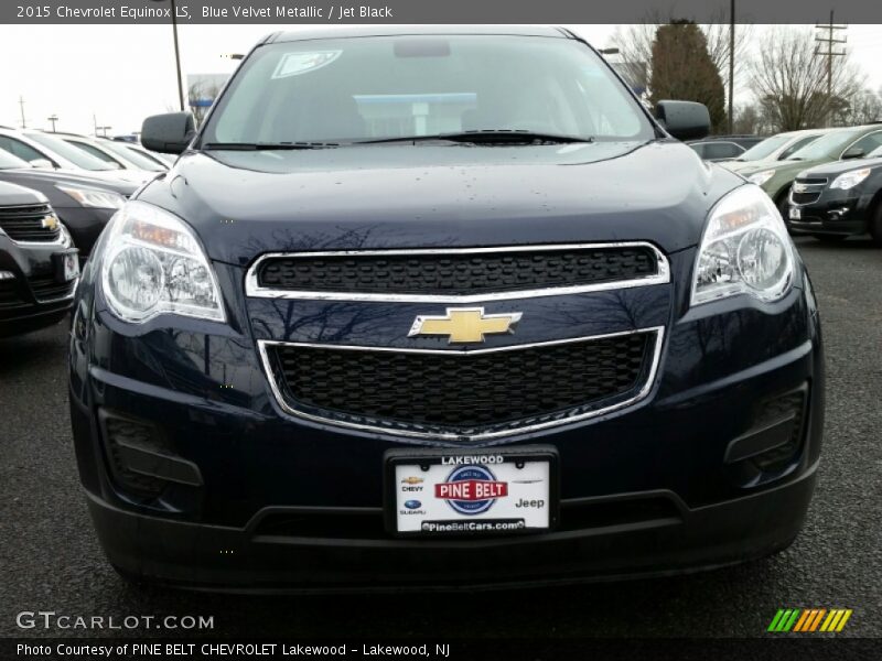 Blue Velvet Metallic / Jet Black 2015 Chevrolet Equinox LS