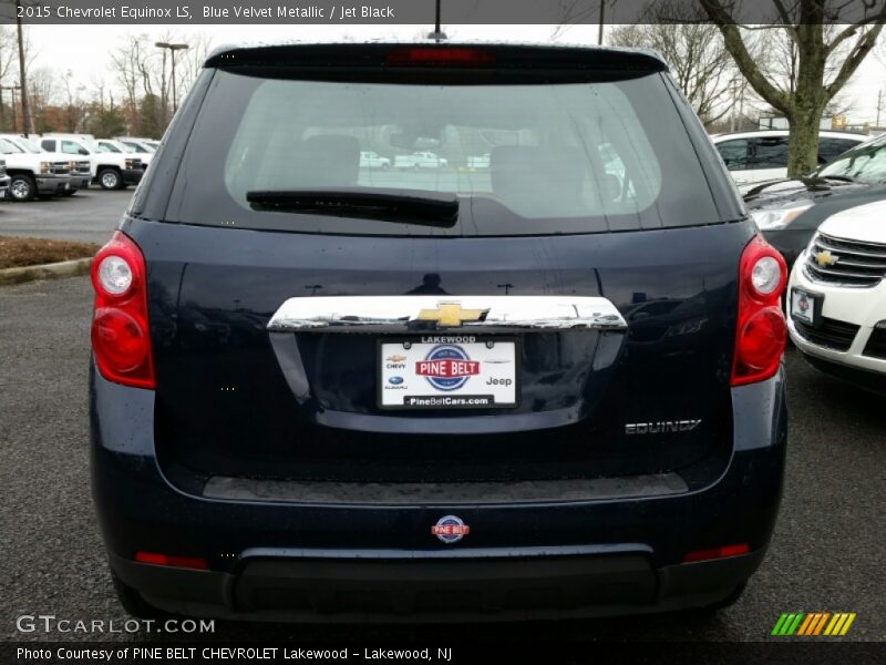 Blue Velvet Metallic / Jet Black 2015 Chevrolet Equinox LS