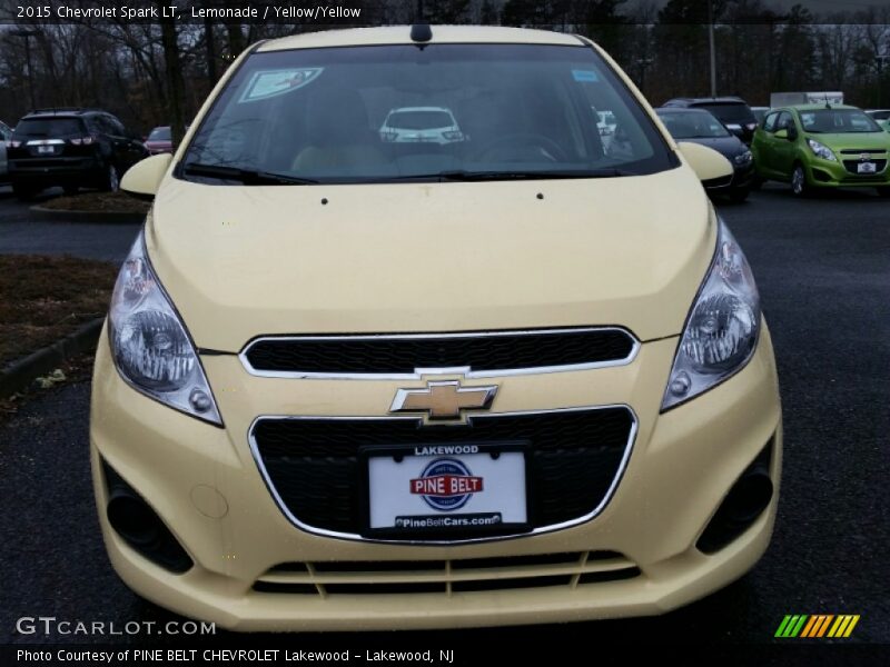 Lemonade / Yellow/Yellow 2015 Chevrolet Spark LT