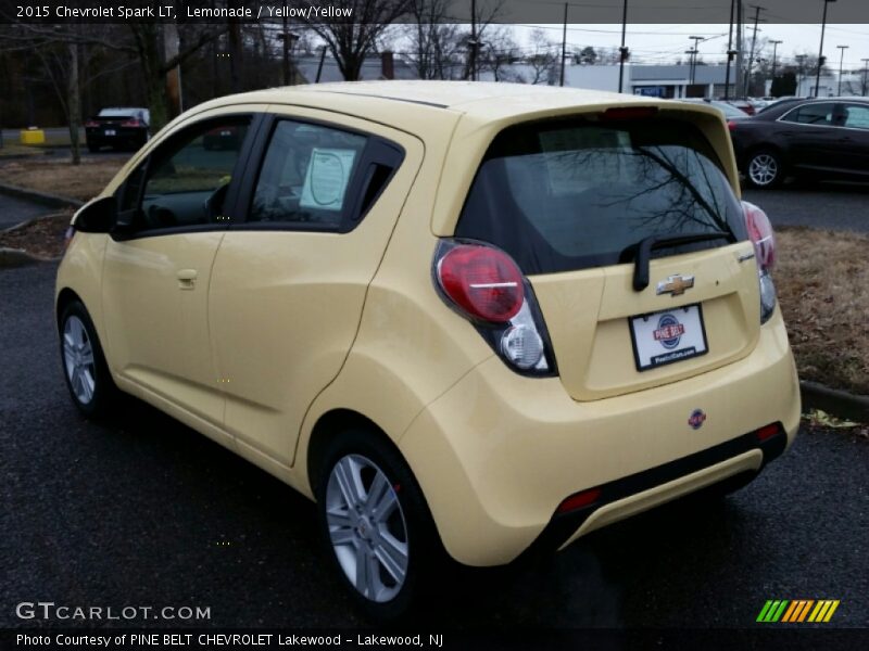 Lemonade / Yellow/Yellow 2015 Chevrolet Spark LT