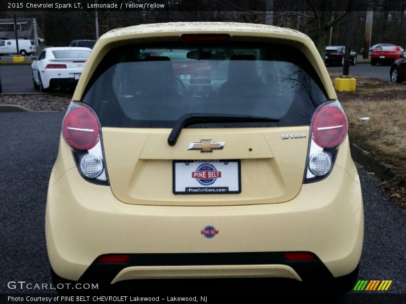Lemonade / Yellow/Yellow 2015 Chevrolet Spark LT