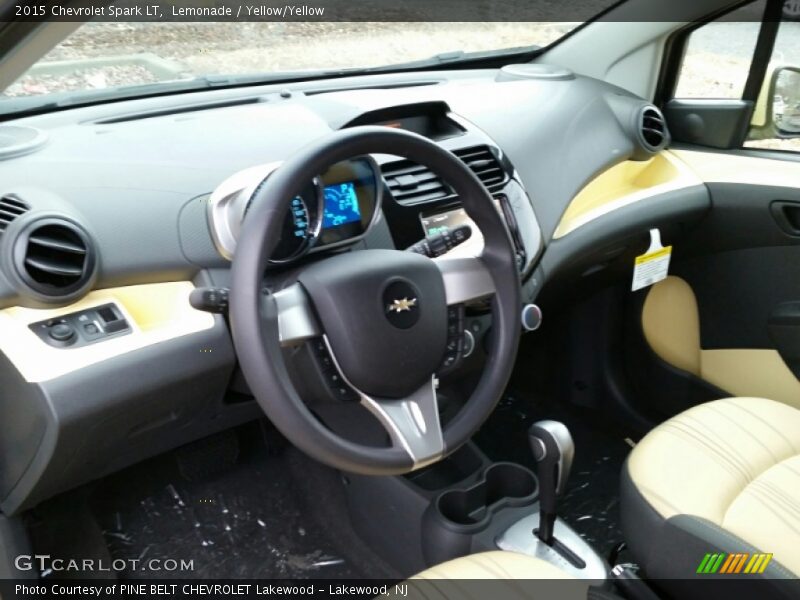 Yellow/Yellow Interior - 2015 Spark LT 