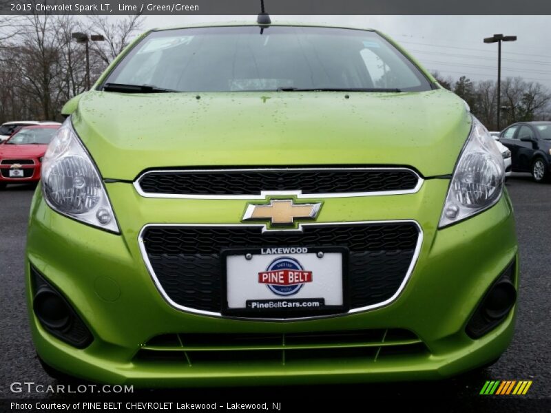 Lime / Green/Green 2015 Chevrolet Spark LT