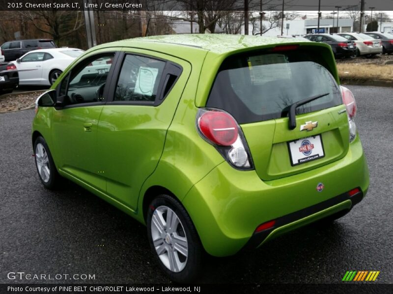 Lime / Green/Green 2015 Chevrolet Spark LT