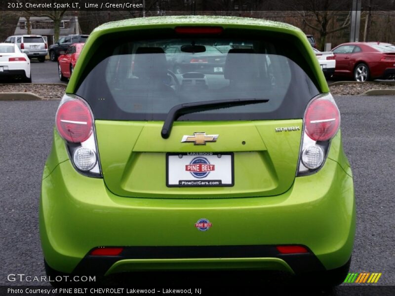 Lime / Green/Green 2015 Chevrolet Spark LT