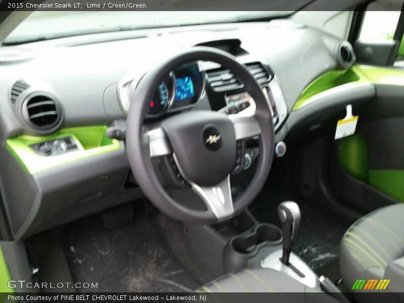 Lime / Green/Green 2015 Chevrolet Spark LT
