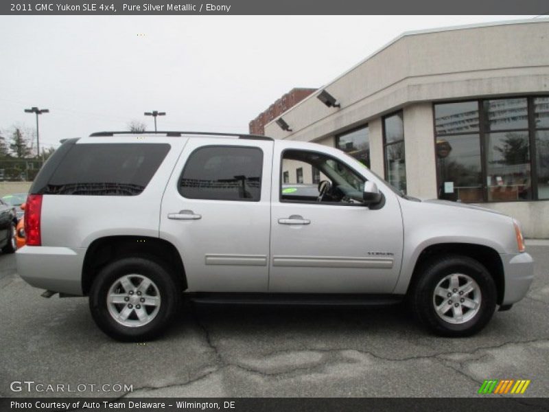 Pure Silver Metallic / Ebony 2011 GMC Yukon SLE 4x4