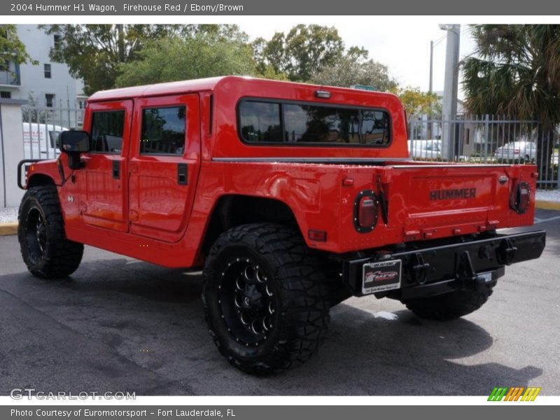 Firehouse Red / Ebony/Brown 2004 Hummer H1 Wagon