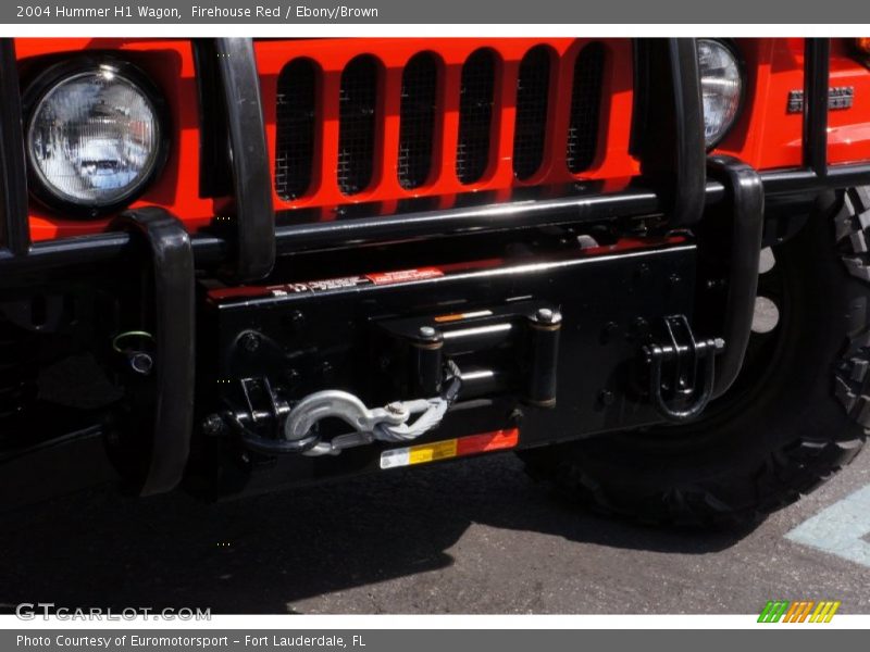 Firehouse Red / Ebony/Brown 2004 Hummer H1 Wagon