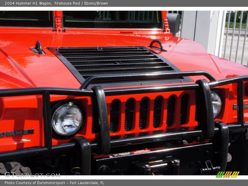 Firehouse Red / Ebony/Brown 2004 Hummer H1 Wagon