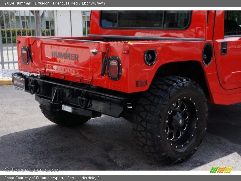 Firehouse Red / Ebony/Brown 2004 Hummer H1 Wagon