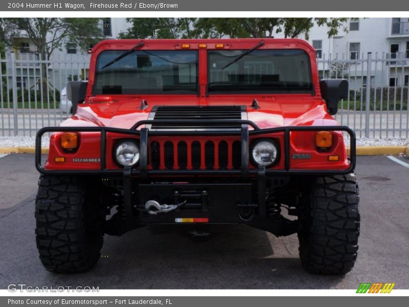 Firehouse Red / Ebony/Brown 2004 Hummer H1 Wagon