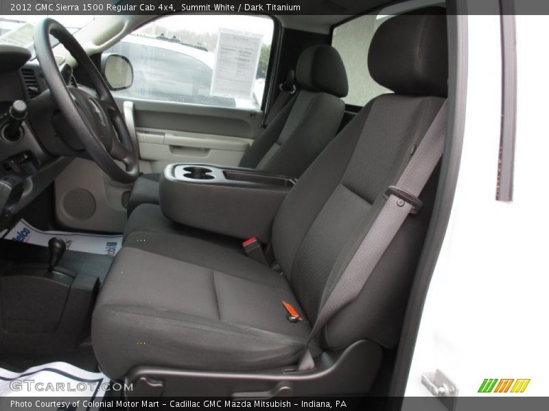  2012 Sierra 1500 Regular Cab 4x4 Dark Titanium Interior