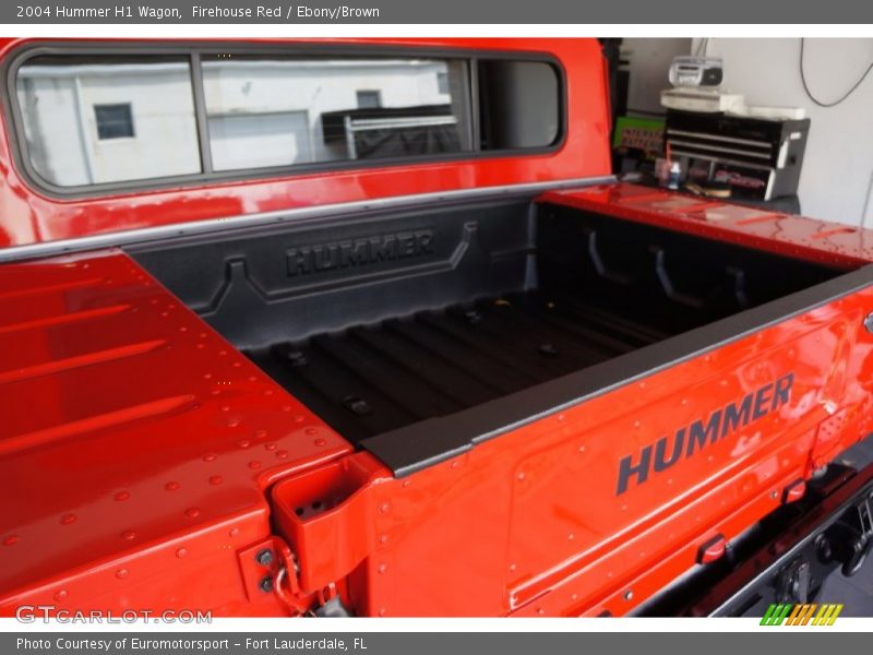 Firehouse Red / Ebony/Brown 2004 Hummer H1 Wagon