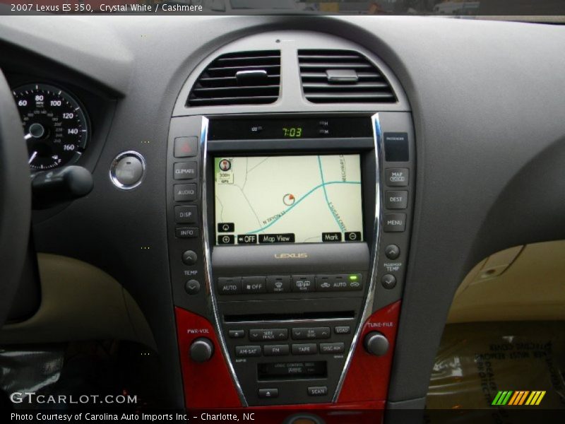 Crystal White / Cashmere 2007 Lexus ES 350