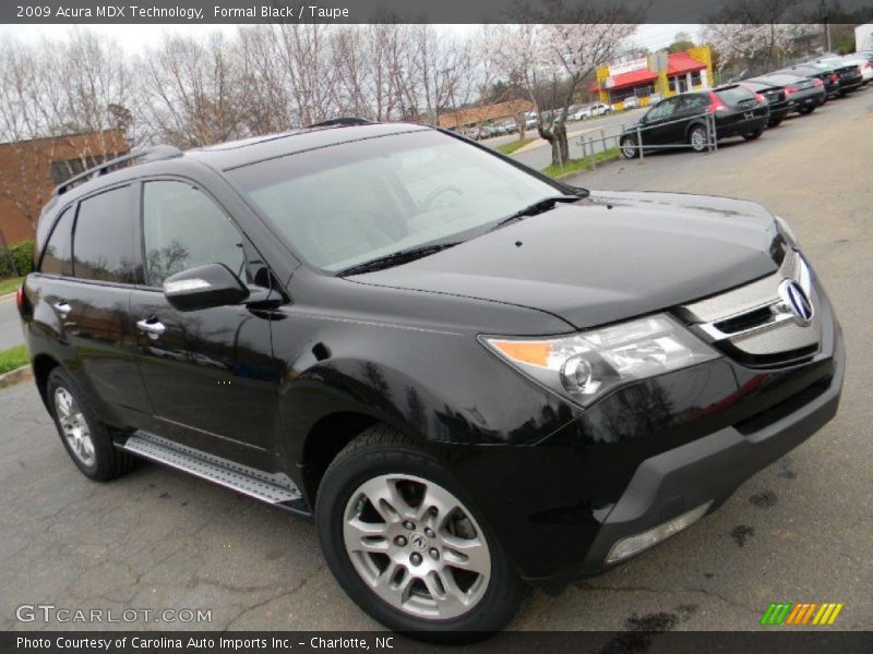 Formal Black / Taupe 2009 Acura MDX Technology