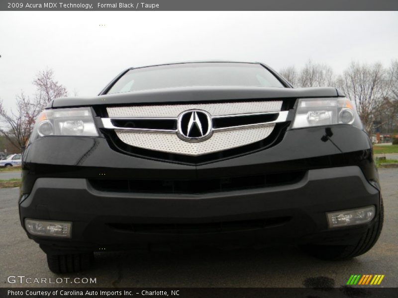 Formal Black / Taupe 2009 Acura MDX Technology