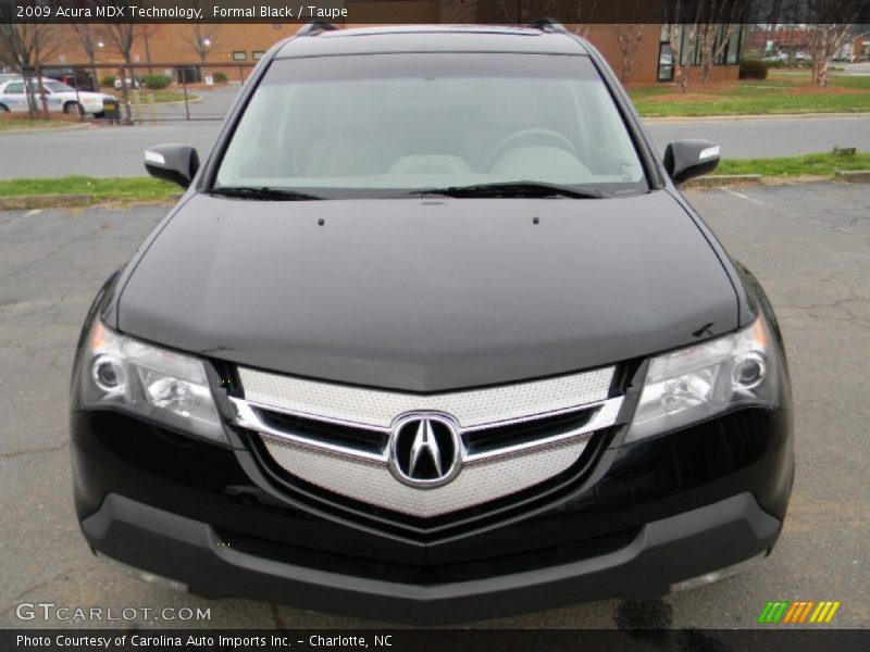 Formal Black / Taupe 2009 Acura MDX Technology