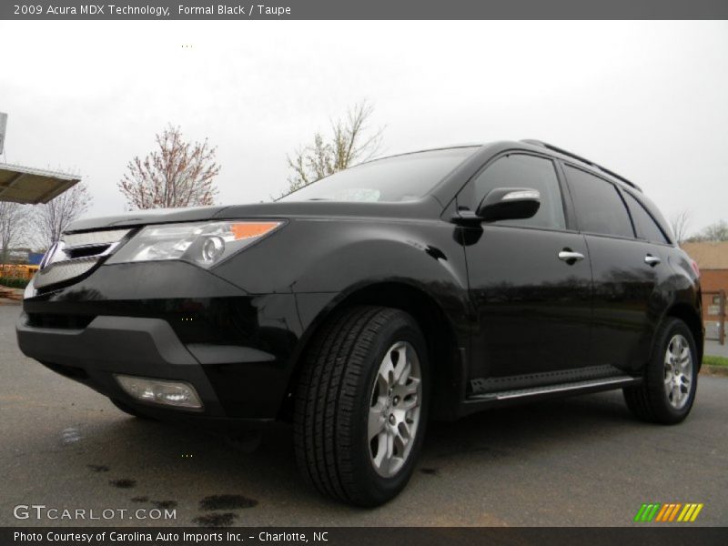 Formal Black / Taupe 2009 Acura MDX Technology