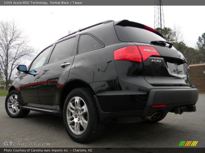 Formal Black / Taupe 2009 Acura MDX Technology