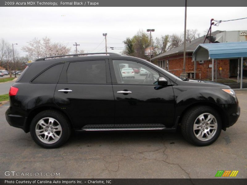 Formal Black / Taupe 2009 Acura MDX Technology