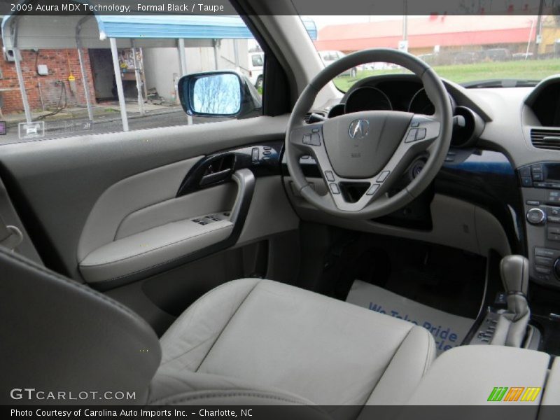 Formal Black / Taupe 2009 Acura MDX Technology