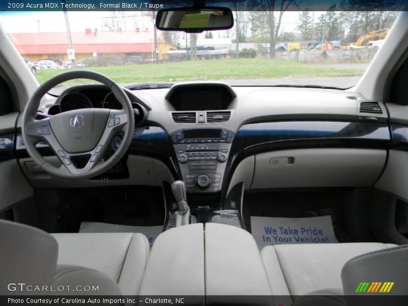 Formal Black / Taupe 2009 Acura MDX Technology