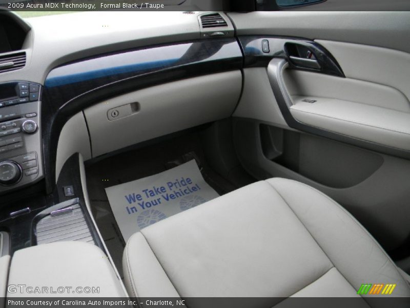 Formal Black / Taupe 2009 Acura MDX Technology
