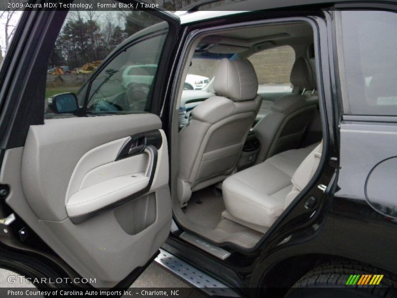 Formal Black / Taupe 2009 Acura MDX Technology