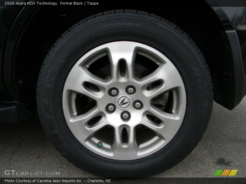 Formal Black / Taupe 2009 Acura MDX Technology
