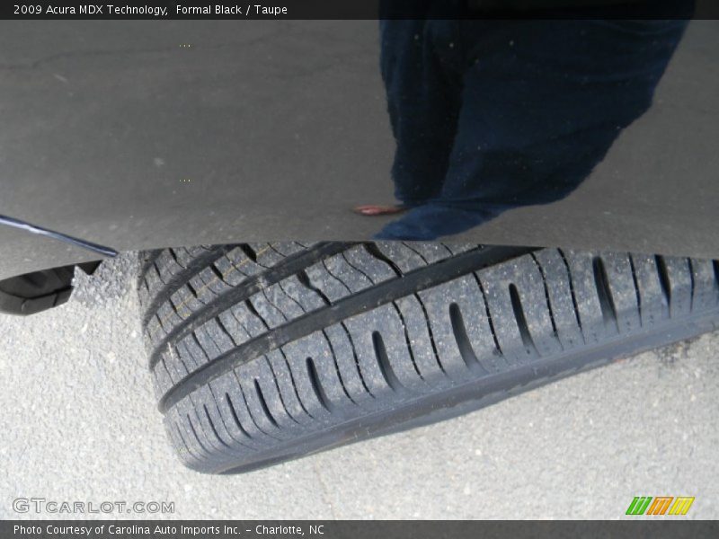 Formal Black / Taupe 2009 Acura MDX Technology