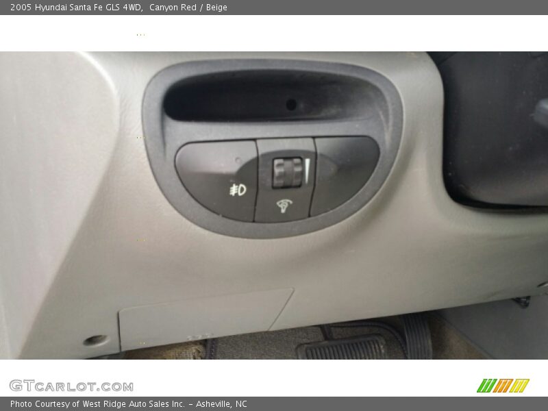 Canyon Red / Beige 2005 Hyundai Santa Fe GLS 4WD