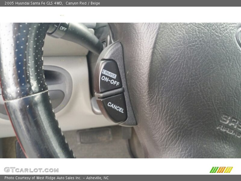 Canyon Red / Beige 2005 Hyundai Santa Fe GLS 4WD