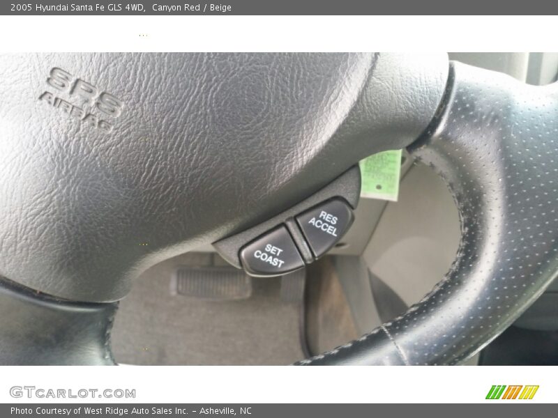 Canyon Red / Beige 2005 Hyundai Santa Fe GLS 4WD