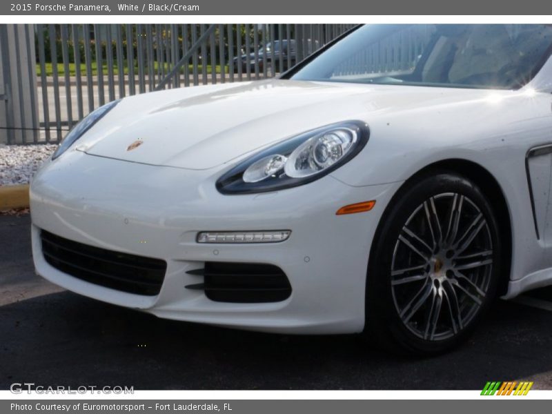 White / Black/Cream 2015 Porsche Panamera