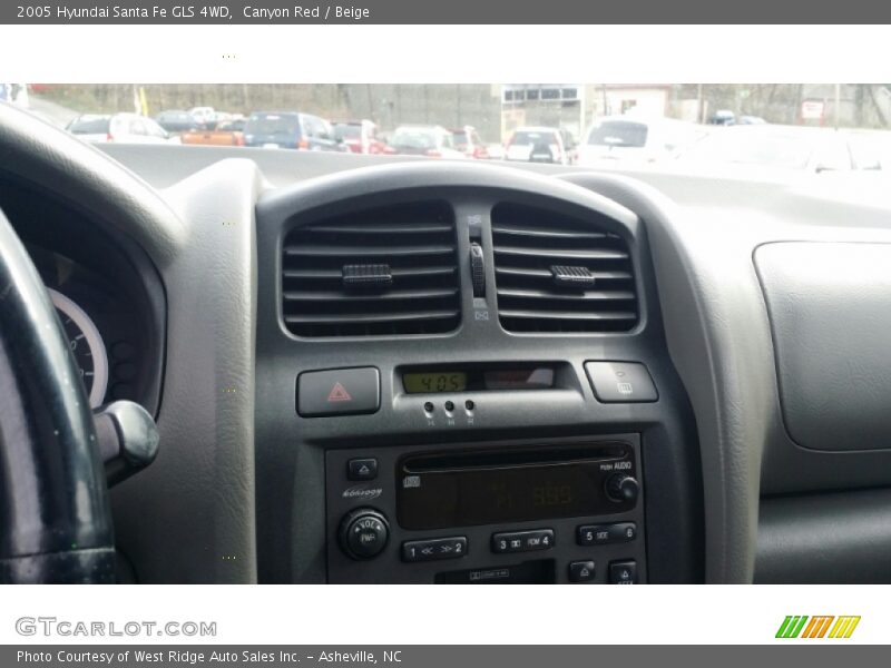 Canyon Red / Beige 2005 Hyundai Santa Fe GLS 4WD
