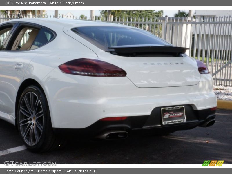 White / Black/Cream 2015 Porsche Panamera