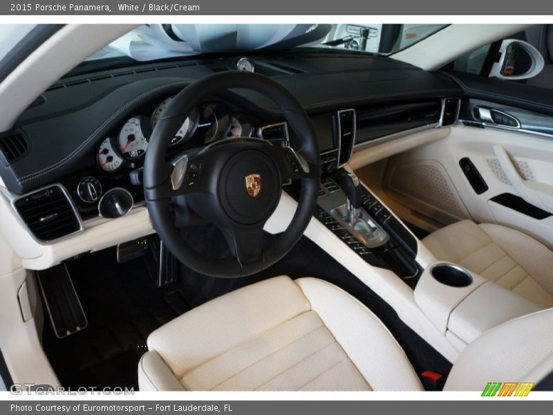 Black/Cream Interior - 2015 Panamera  