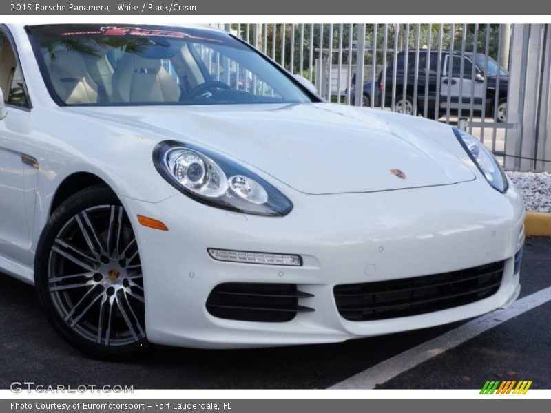 White / Black/Cream 2015 Porsche Panamera