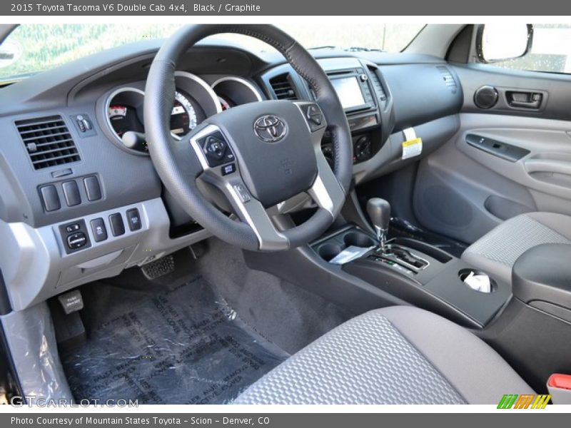 Black / Graphite 2015 Toyota Tacoma V6 Double Cab 4x4