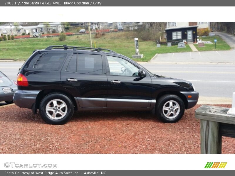  2003 Santa Fe GLS 4WD Black Obsidian