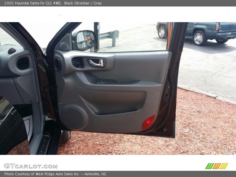 Black Obsidian / Gray 2003 Hyundai Santa Fe GLS 4WD