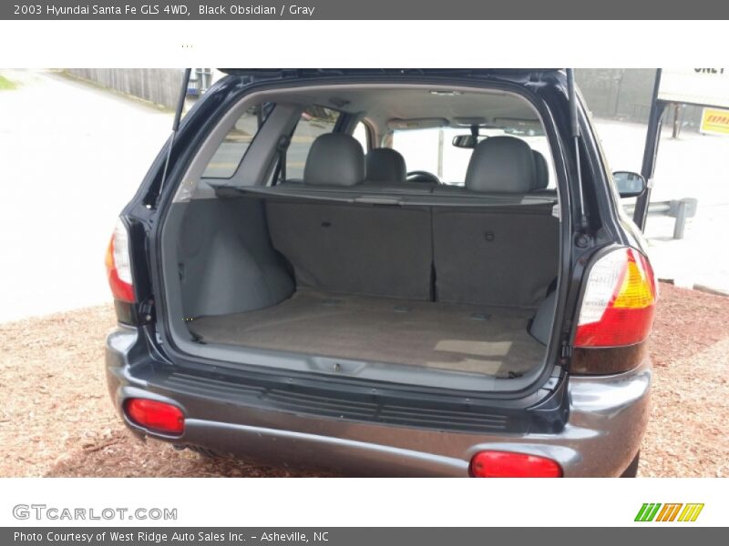 Black Obsidian / Gray 2003 Hyundai Santa Fe GLS 4WD