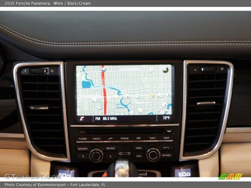 Navigation of 2015 Panamera 