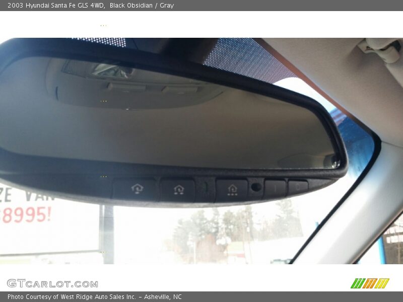 Black Obsidian / Gray 2003 Hyundai Santa Fe GLS 4WD