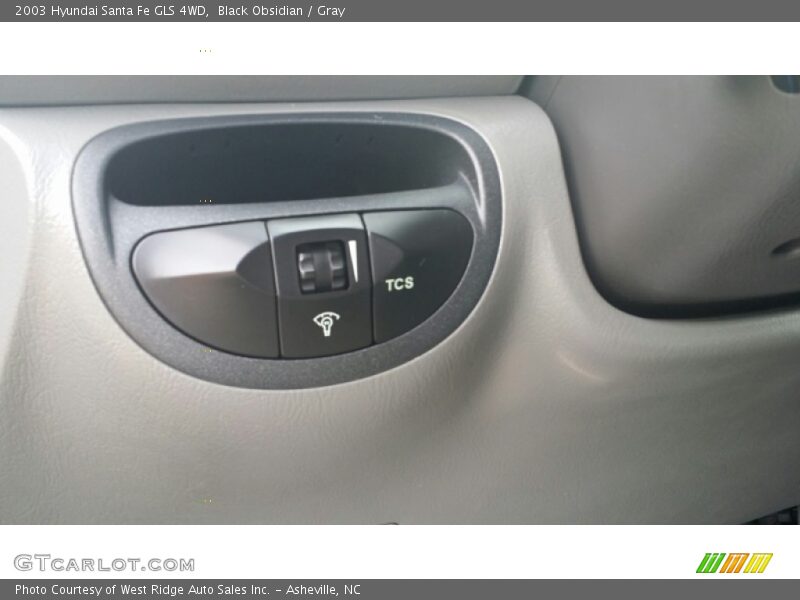 Black Obsidian / Gray 2003 Hyundai Santa Fe GLS 4WD